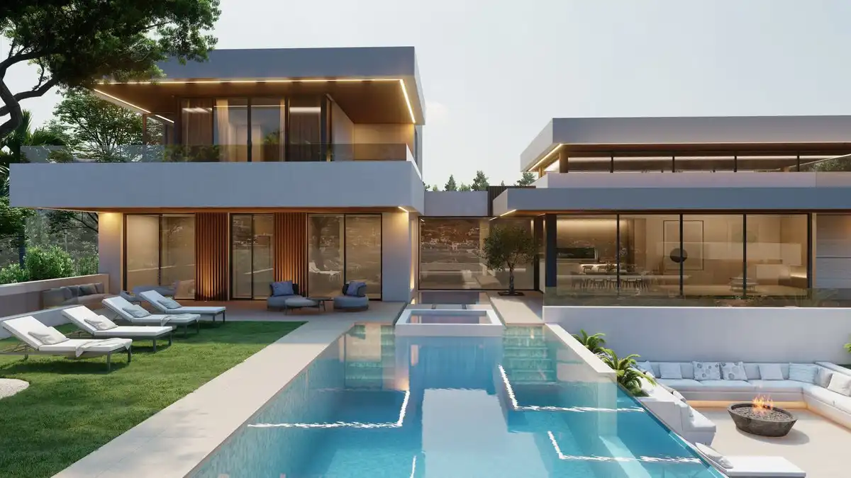 Chalet con piscina en venta en Milla de Oro, imagen 13