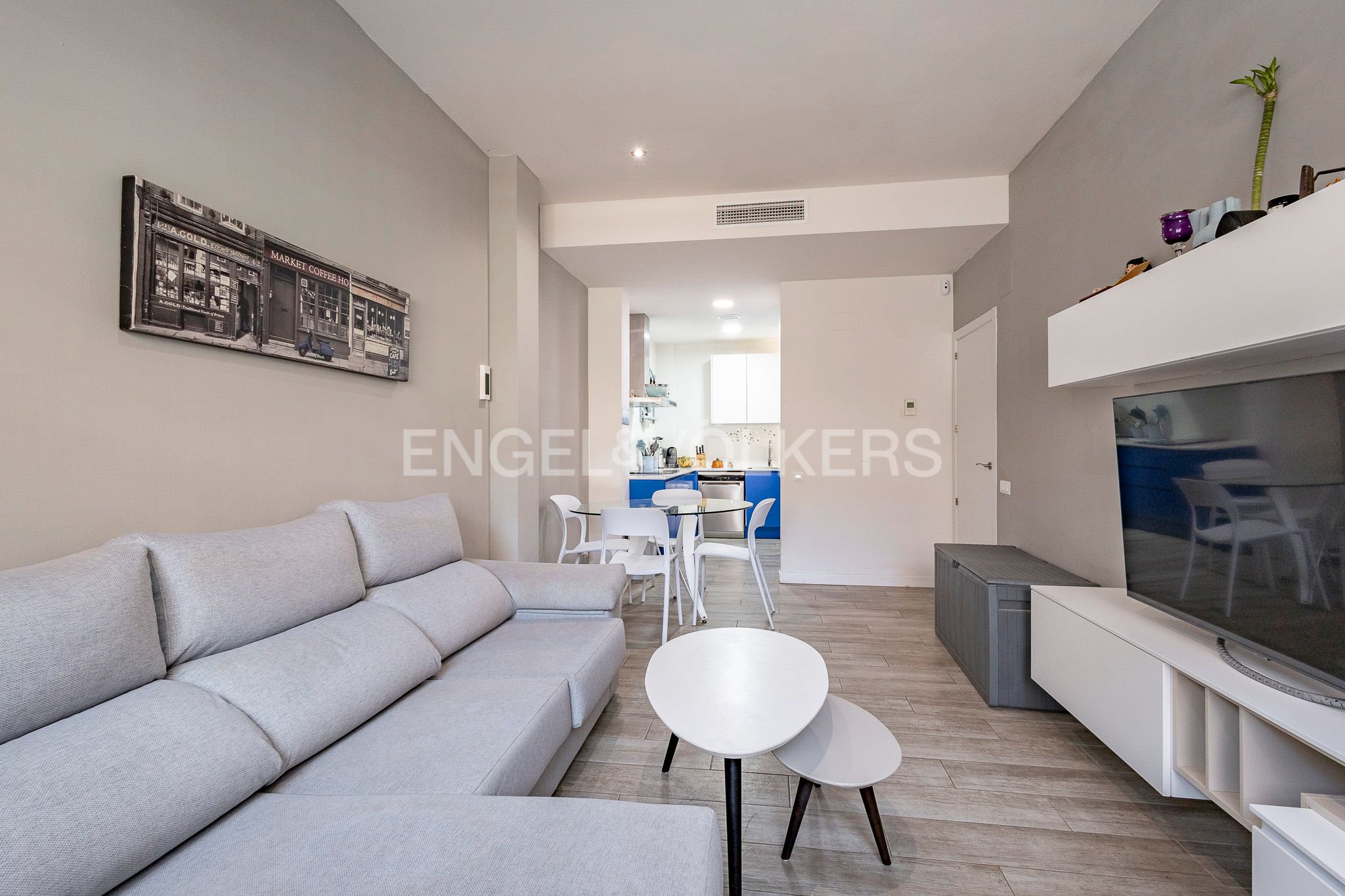 Sala d'estar de Apartament en venda en Viladecans amb Aire condicionat, Calefacció i Jardí privat