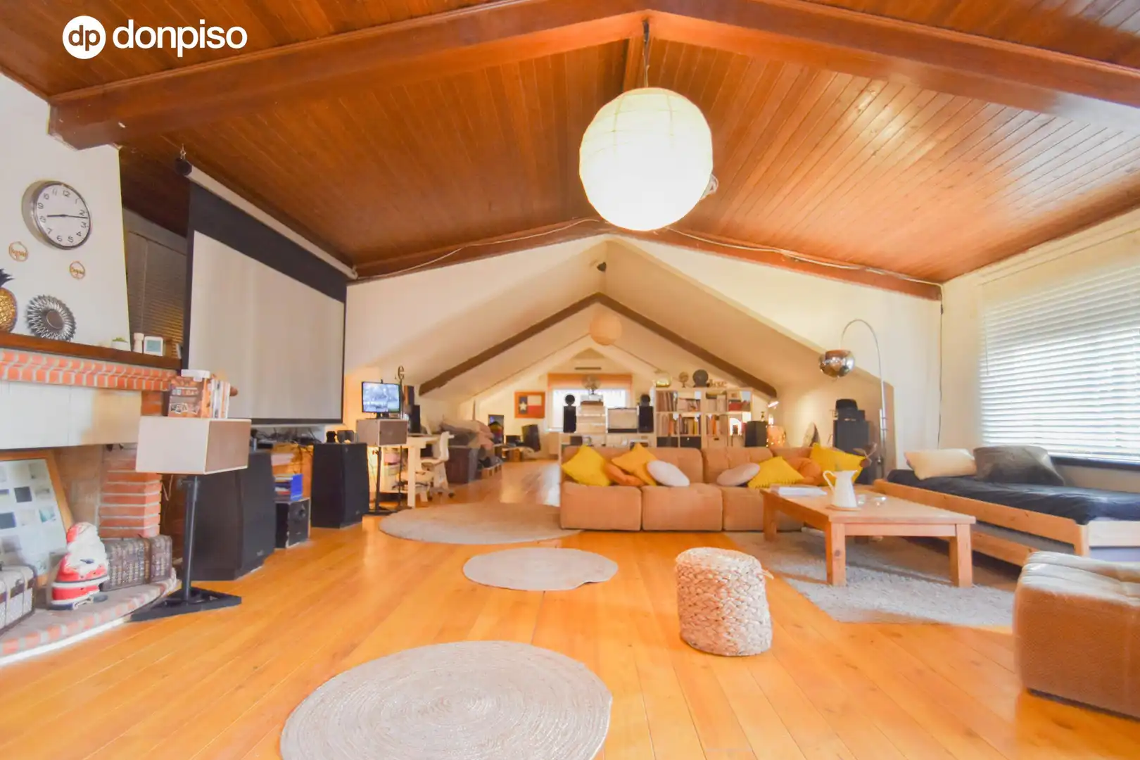Sala d'estar de Casa o xalet en venda en Chauchina amb Jardí privat, Parquet i Terrassa