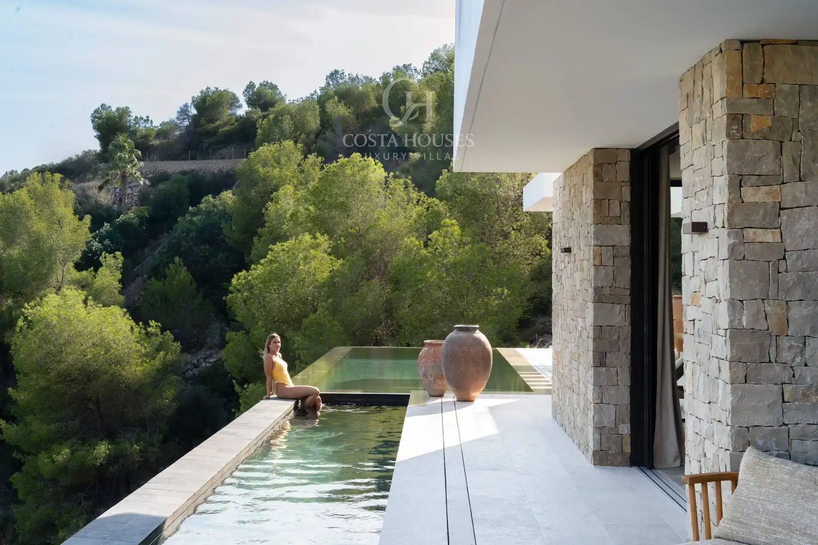 Swimming pool of Houses for sale in Jávea / Xàbia  with Air Conditioner, Private garden and Terrace