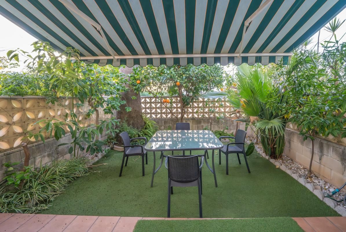 Terrassa de Casa adosada en venda en Els Poblets amb Aire condicionat, Jardí privat i Terrassa