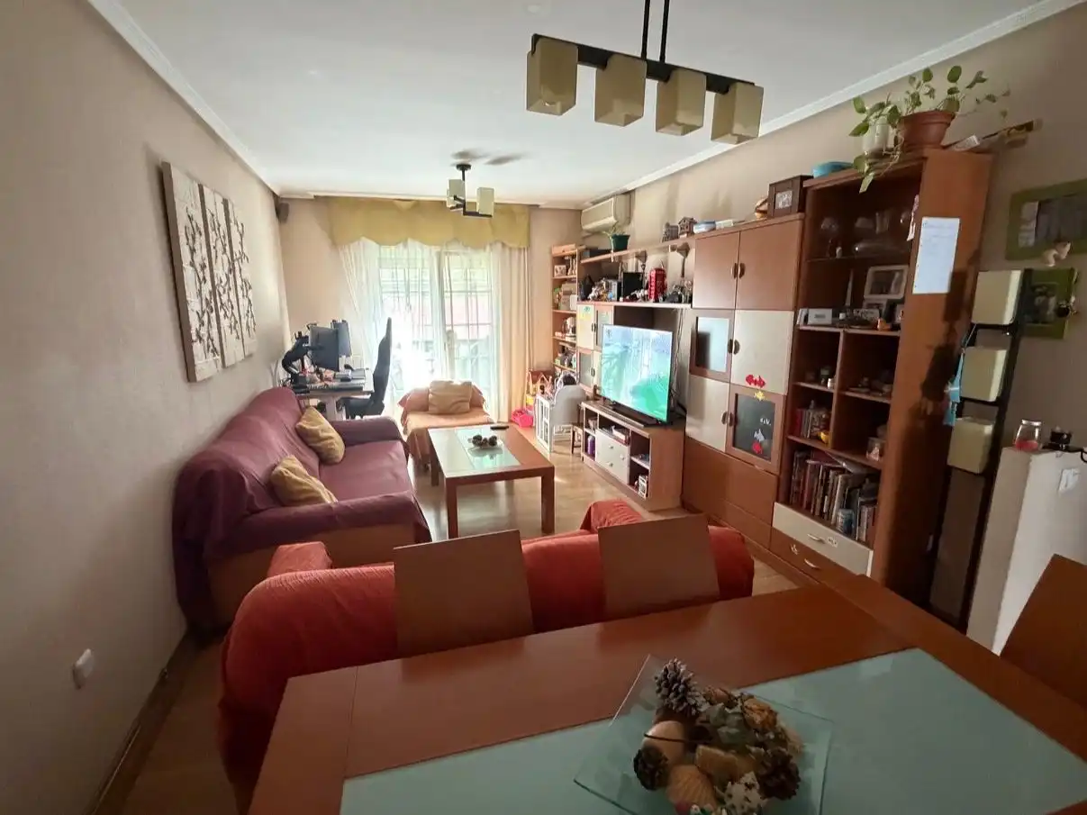 Sala d'estar de Pis en venda en El Molar (Madrid) amb Aire condicionat, Terrassa i Balcó