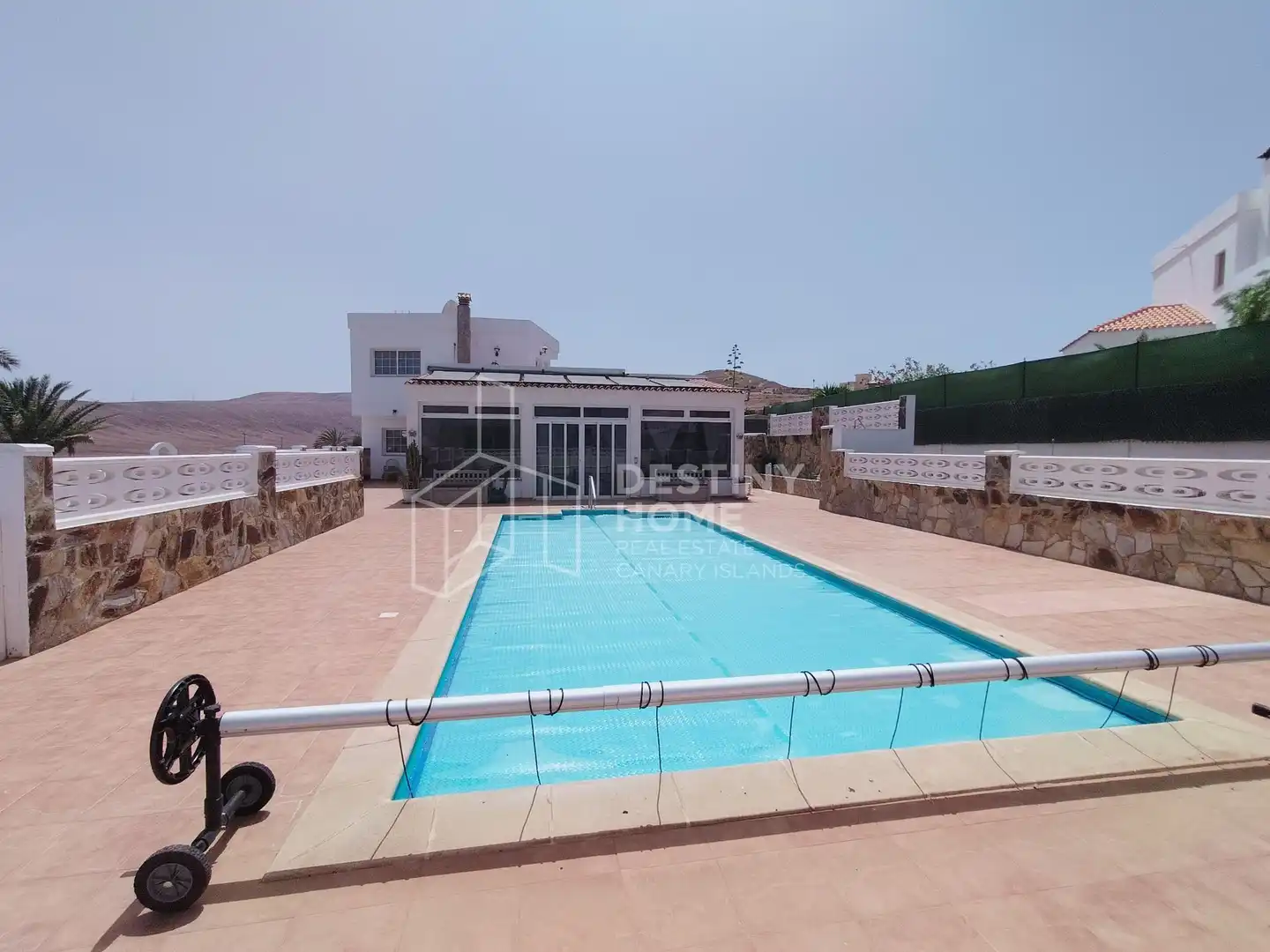Piscina de Casa o xalet en venda en La Oliva amb Terrassa, Piscina i Moblat