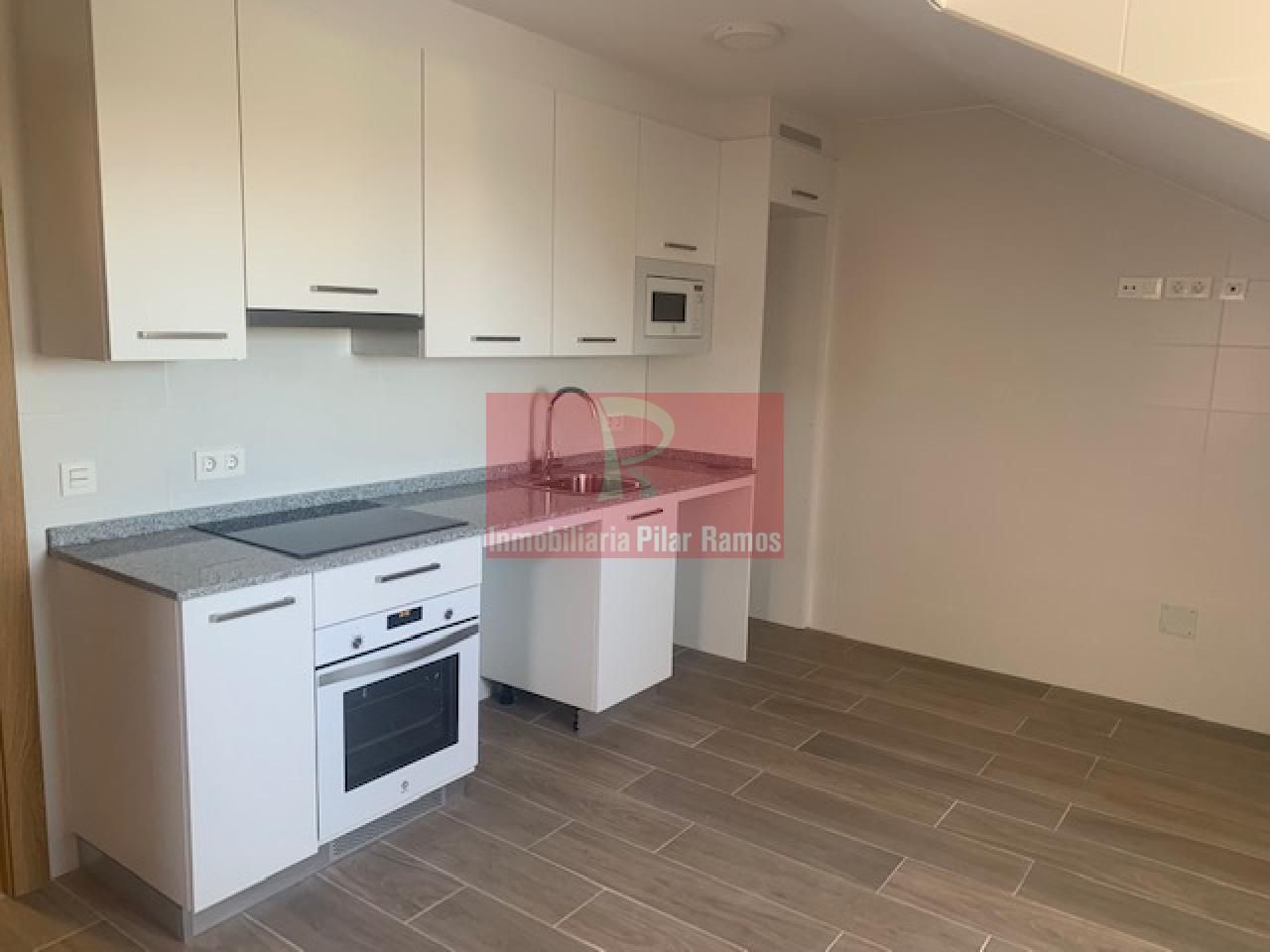 Cocina de Apartamento de alquiler en San Andrés del Rabanedo con Calefacción, Parquet y Terraza