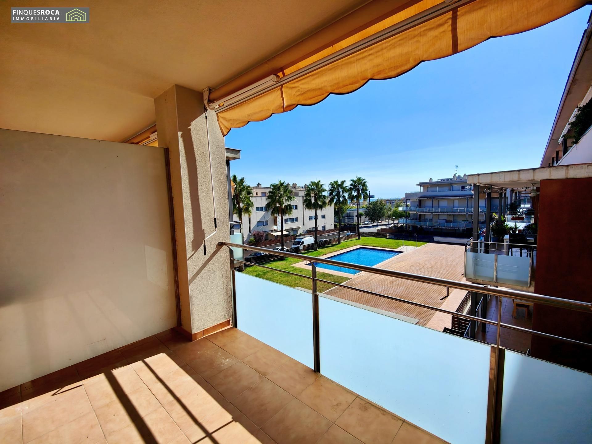 Balcony of Flat for sale in Sant Carles de la Ràpita  with Air Conditioner, Private garden and Terrace