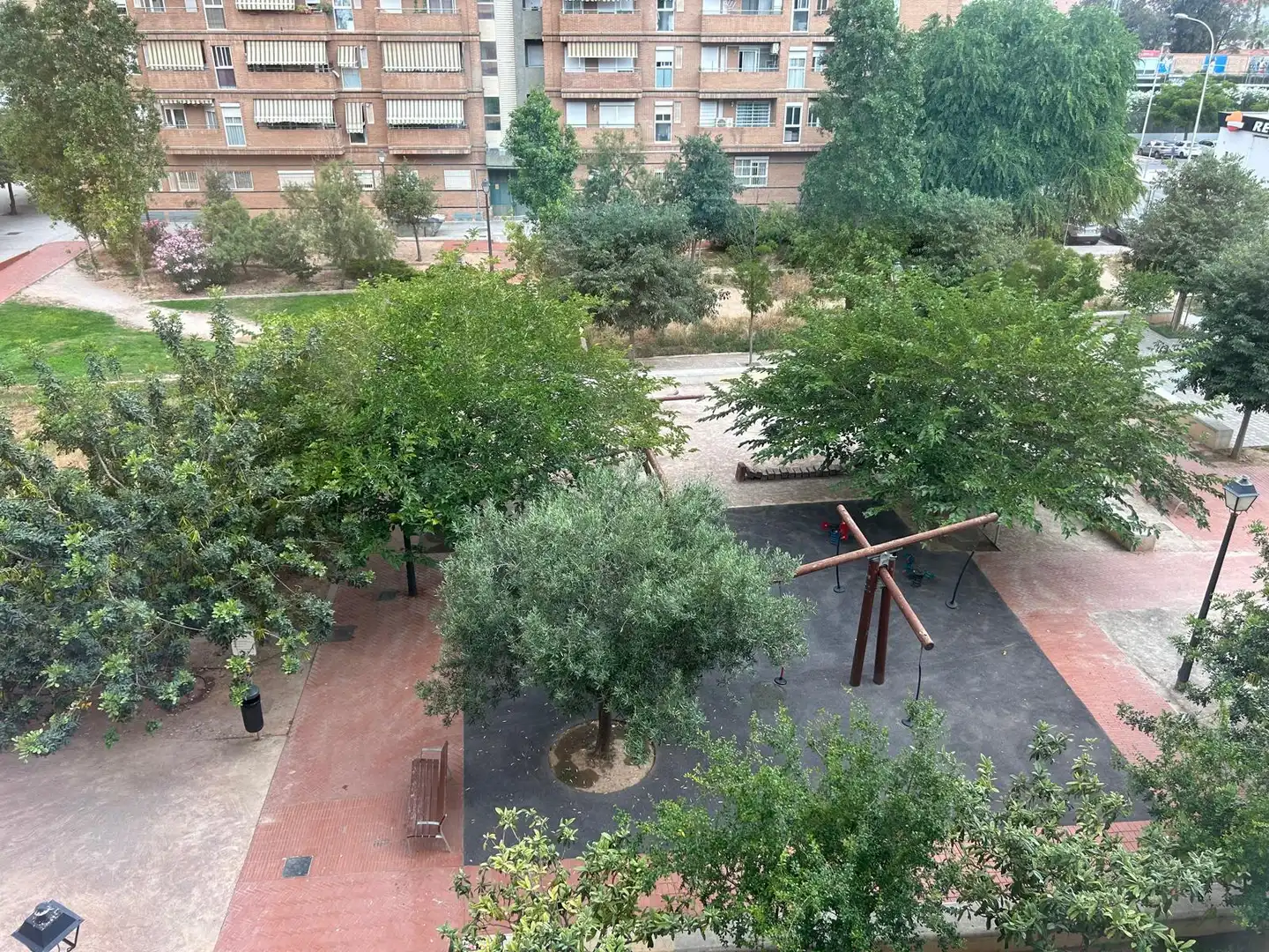 Terraza de Piso de alquiler en Valencia con Aire acondicionado, Amueblado y Horno