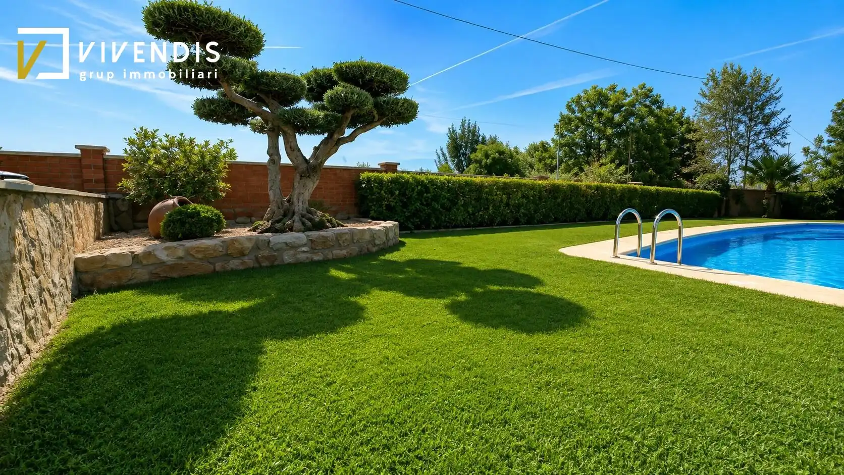 Jardín de Casa o chalet en venta en Rosselló con Jardín privado