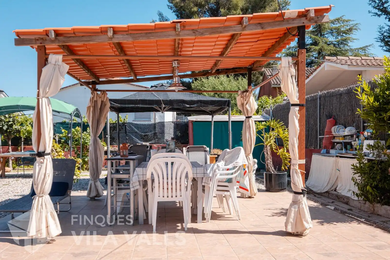 Terrassa de Casa o xalet en venda en Caldes de Montbui amb Piscina comunitària