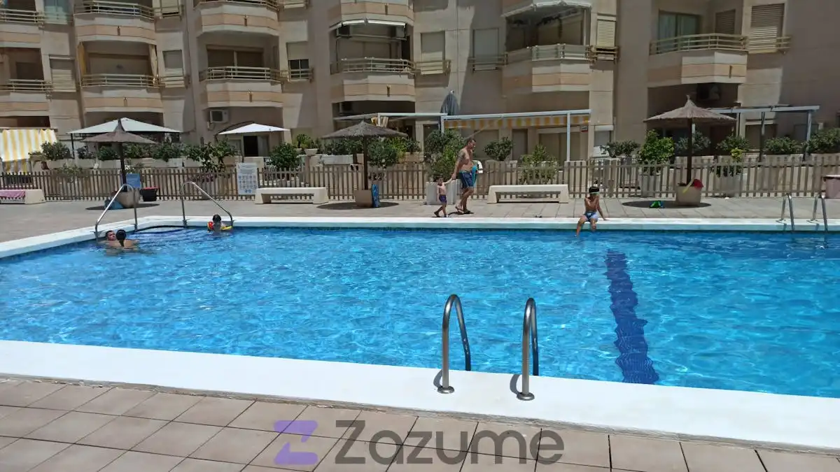 Swimming pool of Apartments for rent in El Campello  with Air Conditioner, Private garden and Terrace