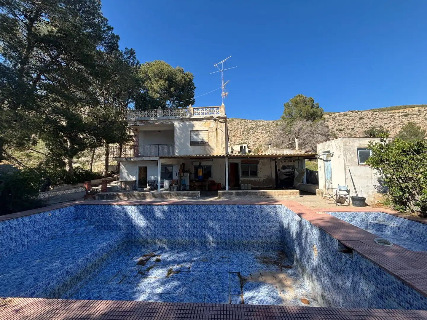 Schwimmbecken von Haus oder Chalet zum Verkauf in Hondón de las Nieves / El Fondó de les Neus mit Schwimmbad