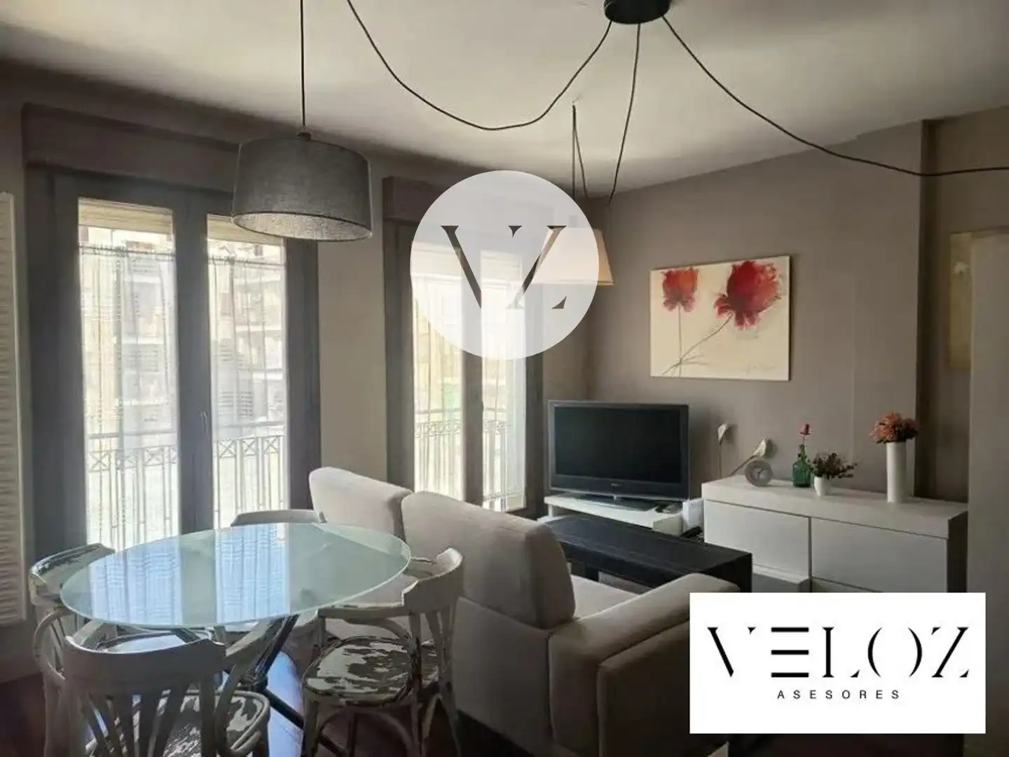 Wohnzimmer von Maisonette zur Miete in Salamanca mit Heizung und Waschmaschine