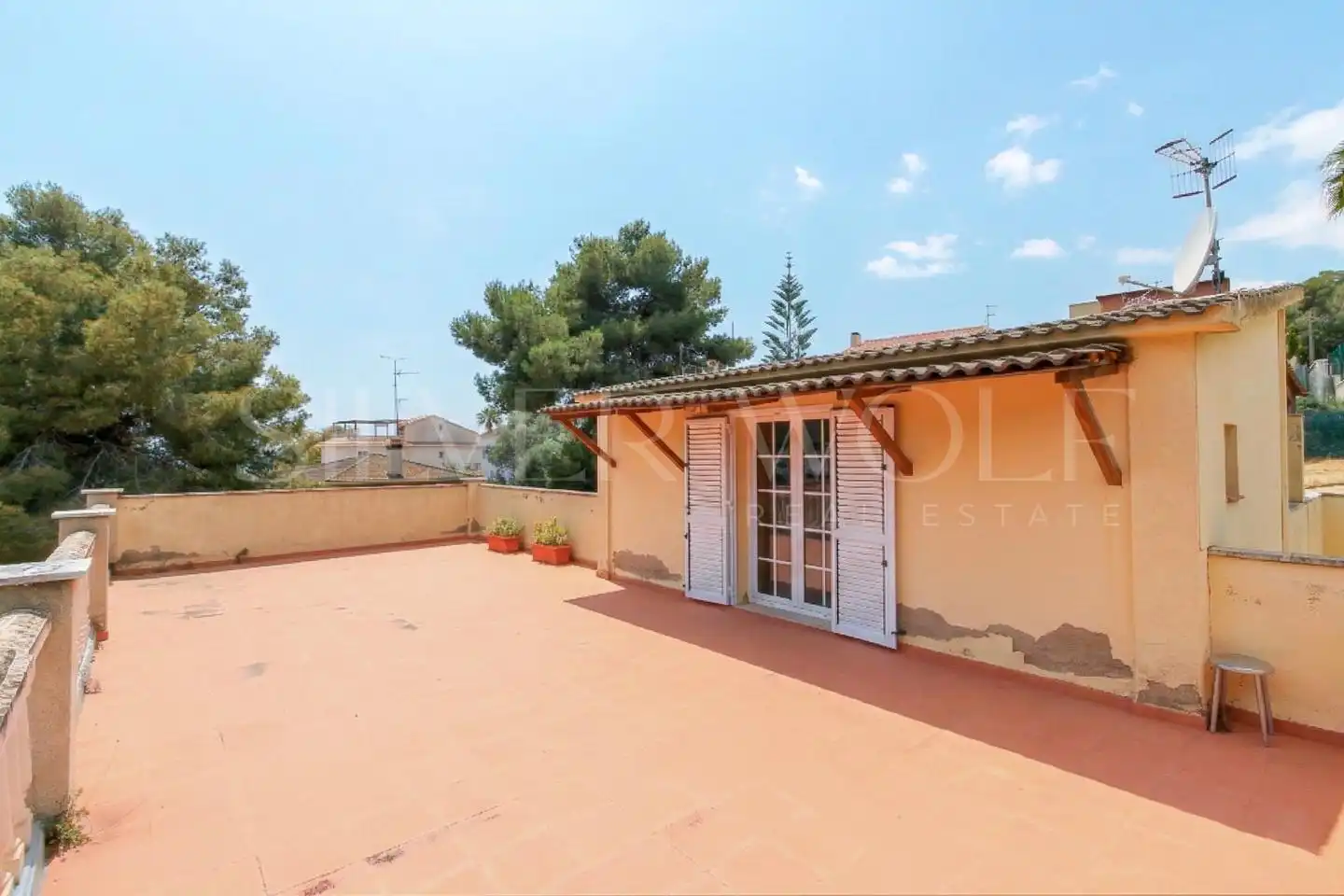 Terrassa de Casa o xalet en venda en Sitges amb Aire condicionat, Calefacció i Jardí privat