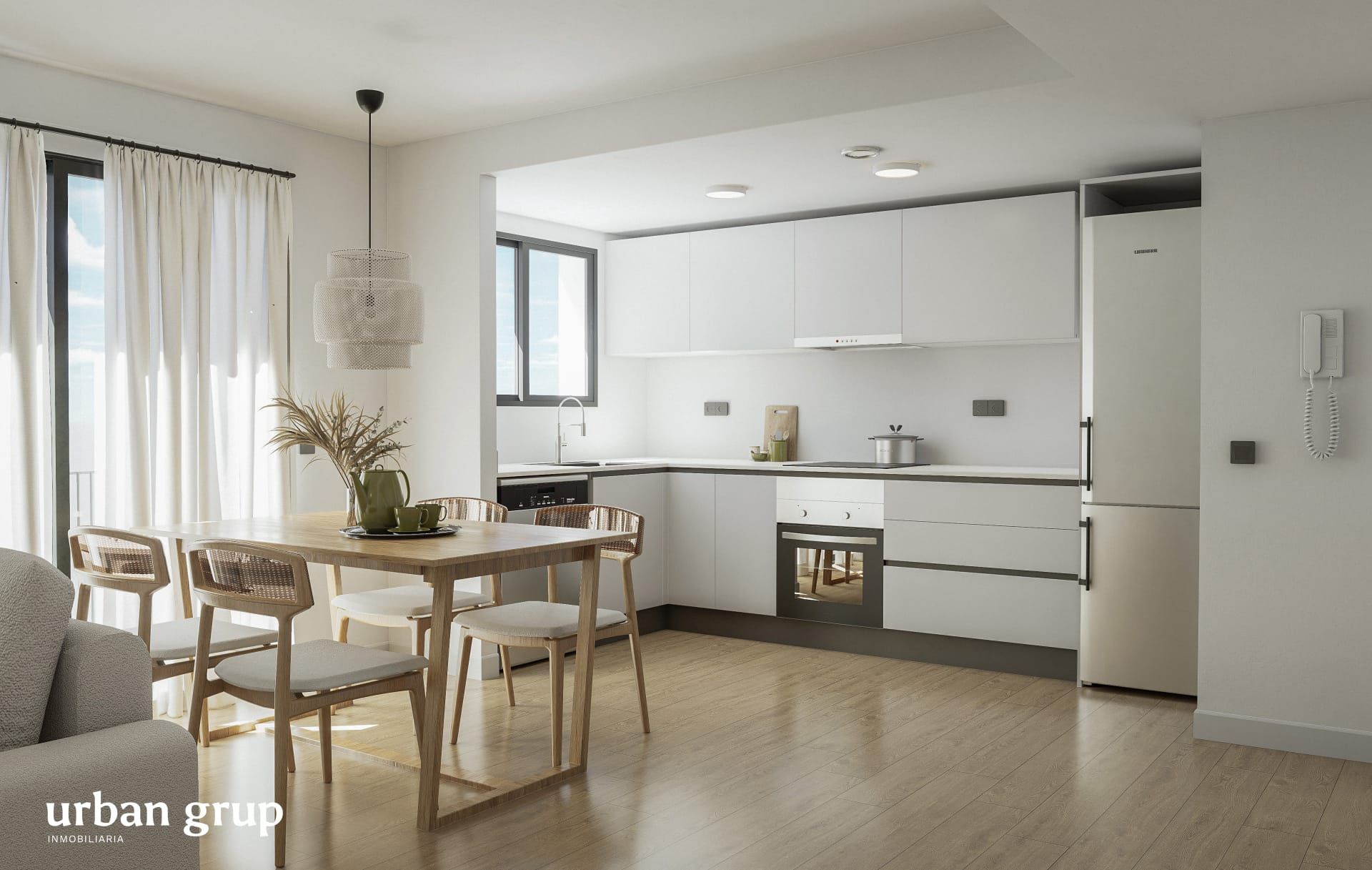 Kitchen of Duplex for sale in Sabadell  with Heating, Terrace and Storage room