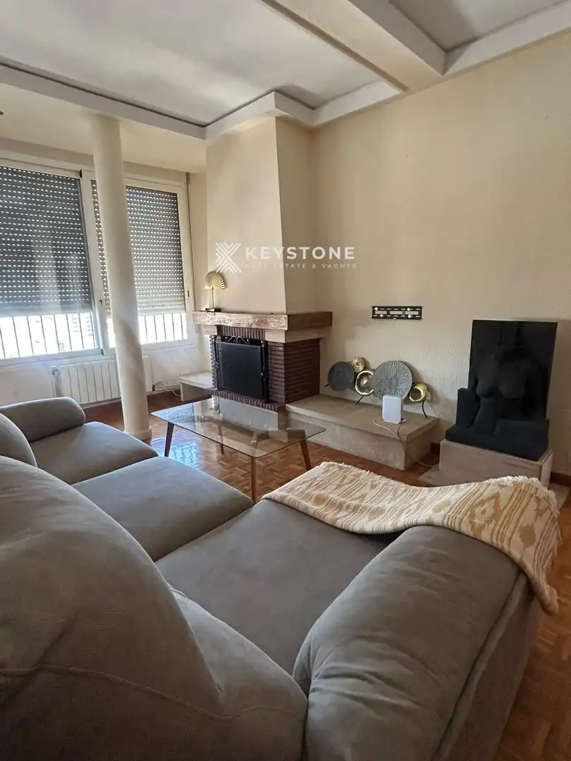 Wohnzimmer von Wohnung zur Miete in Alicante / Alacant mit Klimaanlage, Heizung und Terrasse