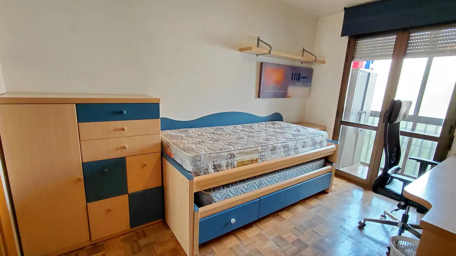 Bedroom of Flat for rent in Burlada / Burlata  with Heating