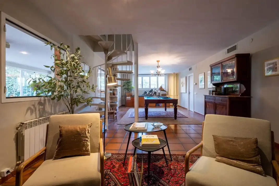 Sala de estar de Casa o chalet en venta en Alcoletge con Aire acondicionado, Calefacción y Terraza