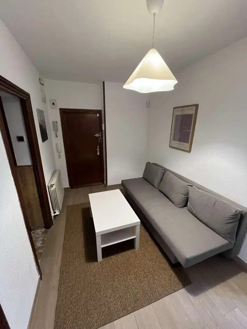 Sala de estar de Apartamento para compartir en  Madrid Capital con Aire acondicionado, Calefacción y Terraza