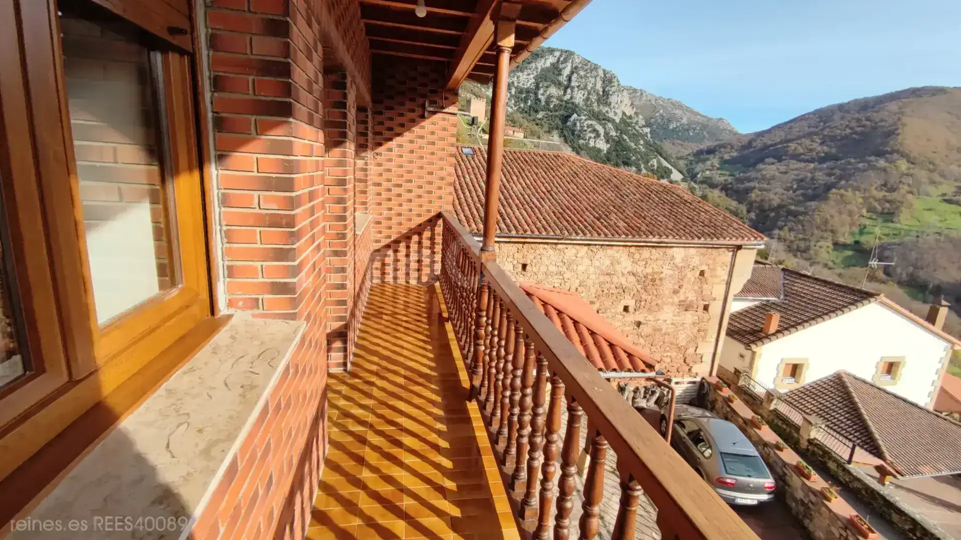 Balcony of Houses for sale in Peñarrubia  with Heating, Private garden and Furnished