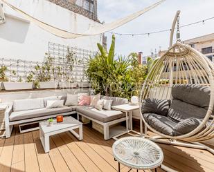 Terrace of Attic to rent in  Barcelona Capital  with Air Conditioner, Heating and Parquet flooring