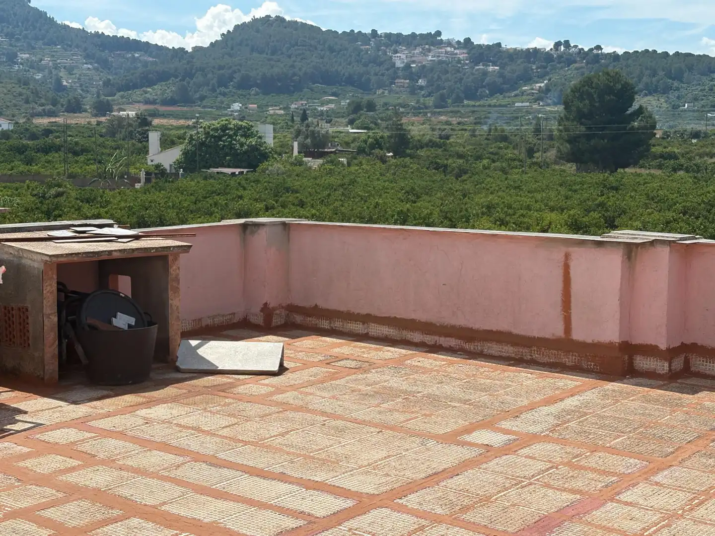 Terrace of Country homes for sale in Alzira  with Private garden, Terrace and Swimming Pool