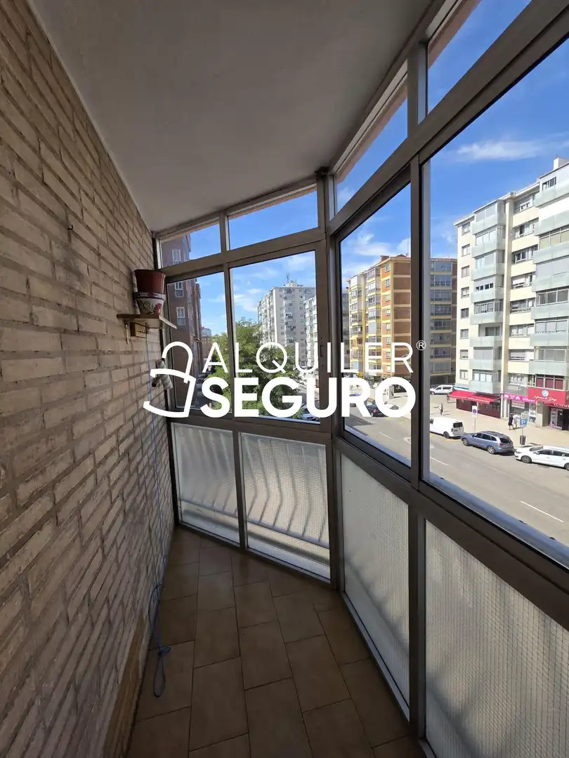 Terraza de Piso de alquiler en Burgos con Calefacción, Terraza y Amueblado