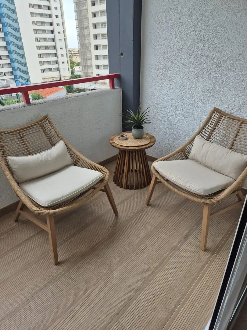 Terraza de Apartamento en venta en Benidorm con Jardín privado, Terraza y Amueblado