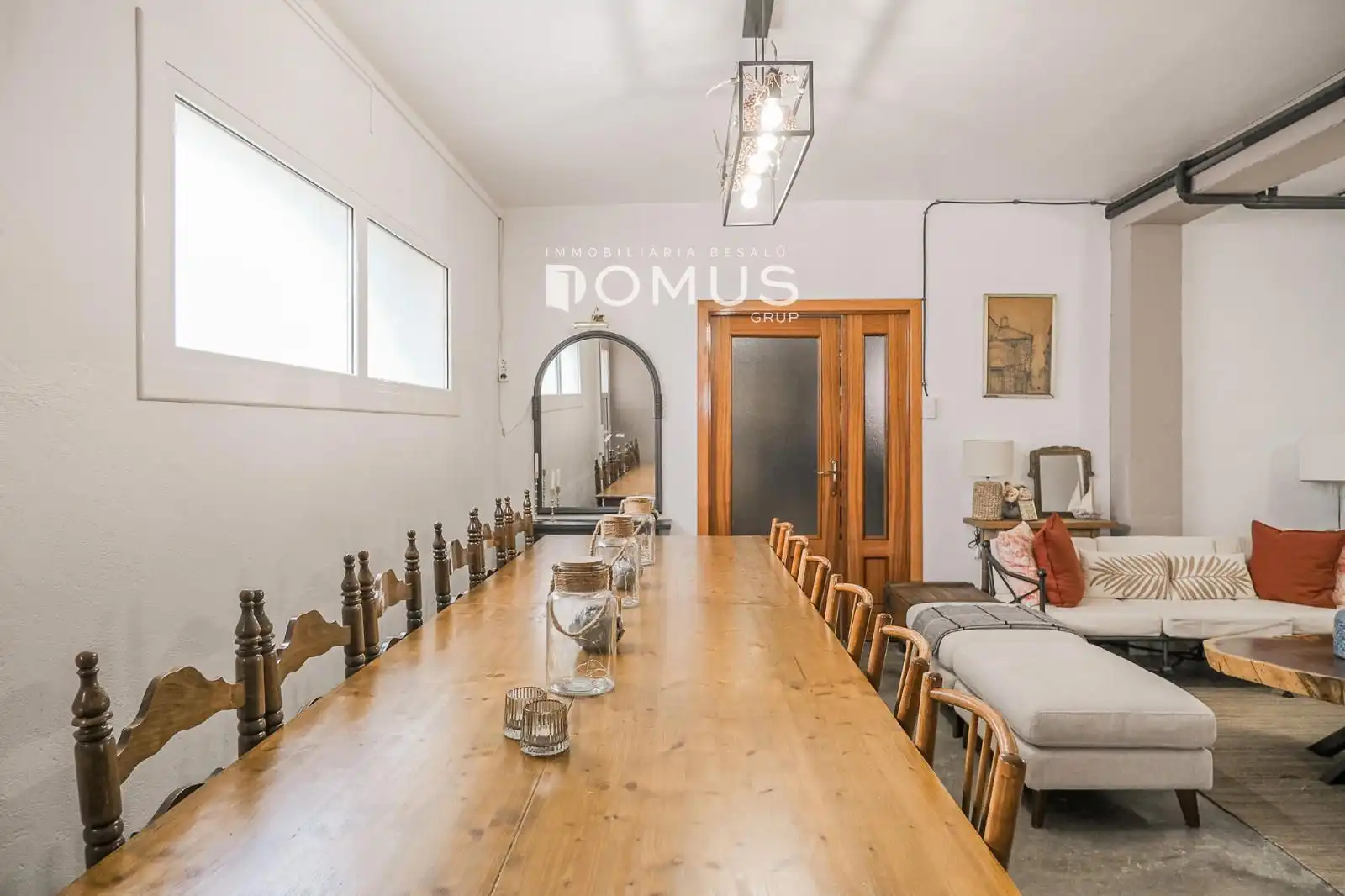 Dining room of Houses for sale in Besalú  with Air Conditioner, Private garden and Terrace