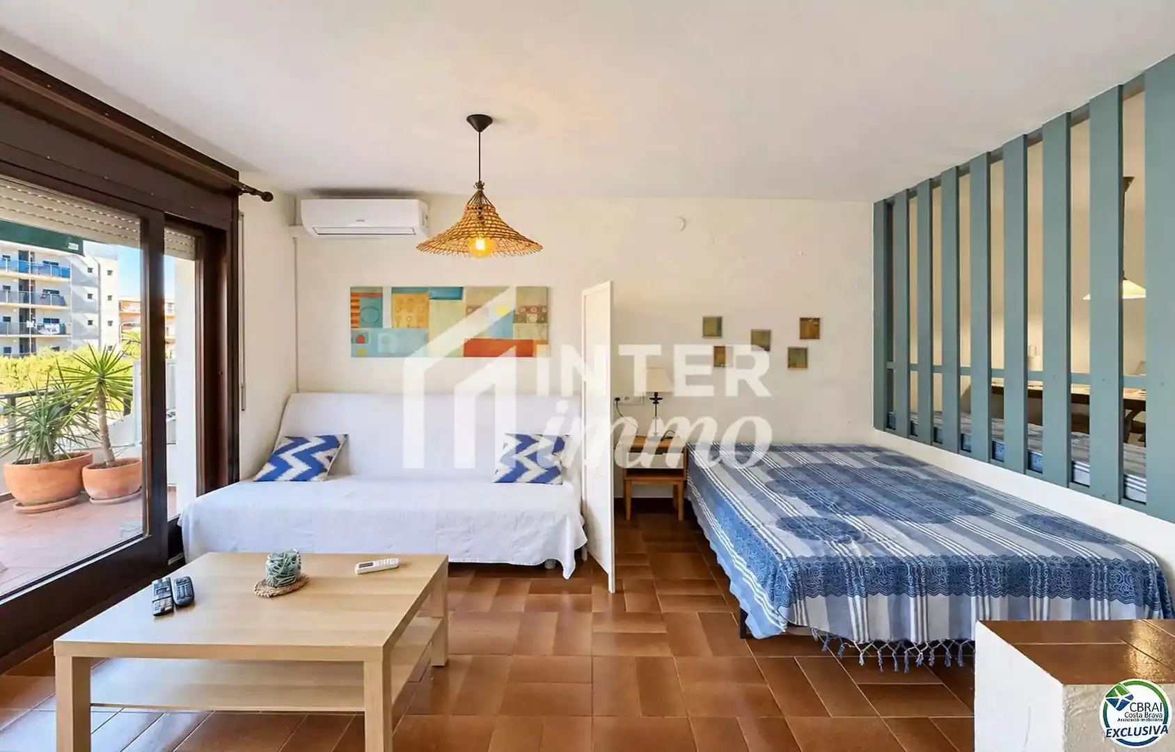 Bedroom of Study for sale in Roses  with Air Conditioner, Terrace and Furnished
