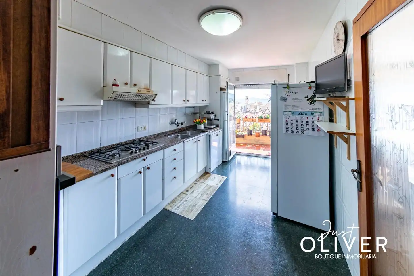 Küche von Wohnung zum Verkauf in L'Espluga de Francolí mit Heizung, Terrasse und Abstellraum