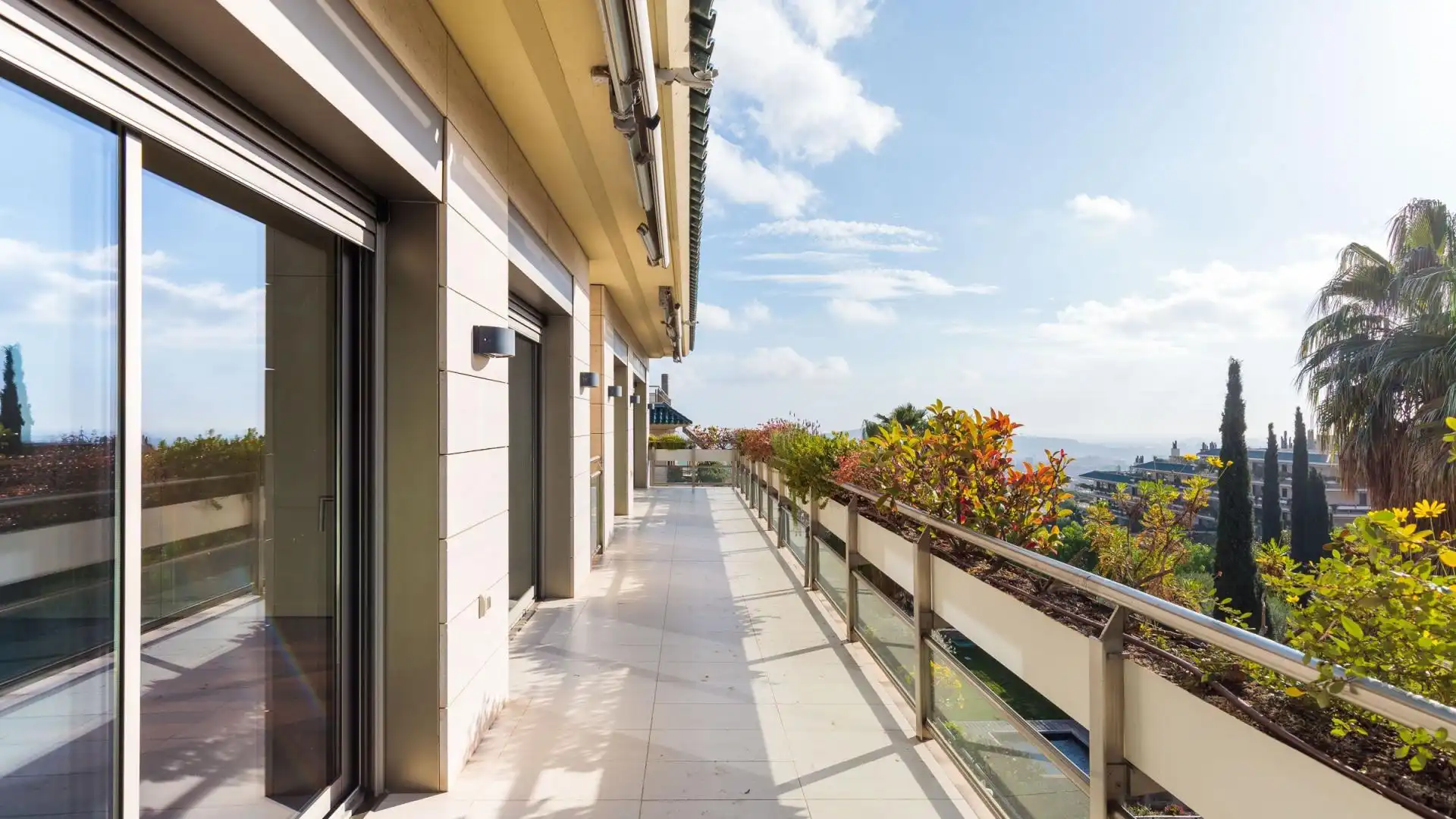 Terrace of Flat for rent in Barcelona  with Private garden, Parquet flooring and Terrace