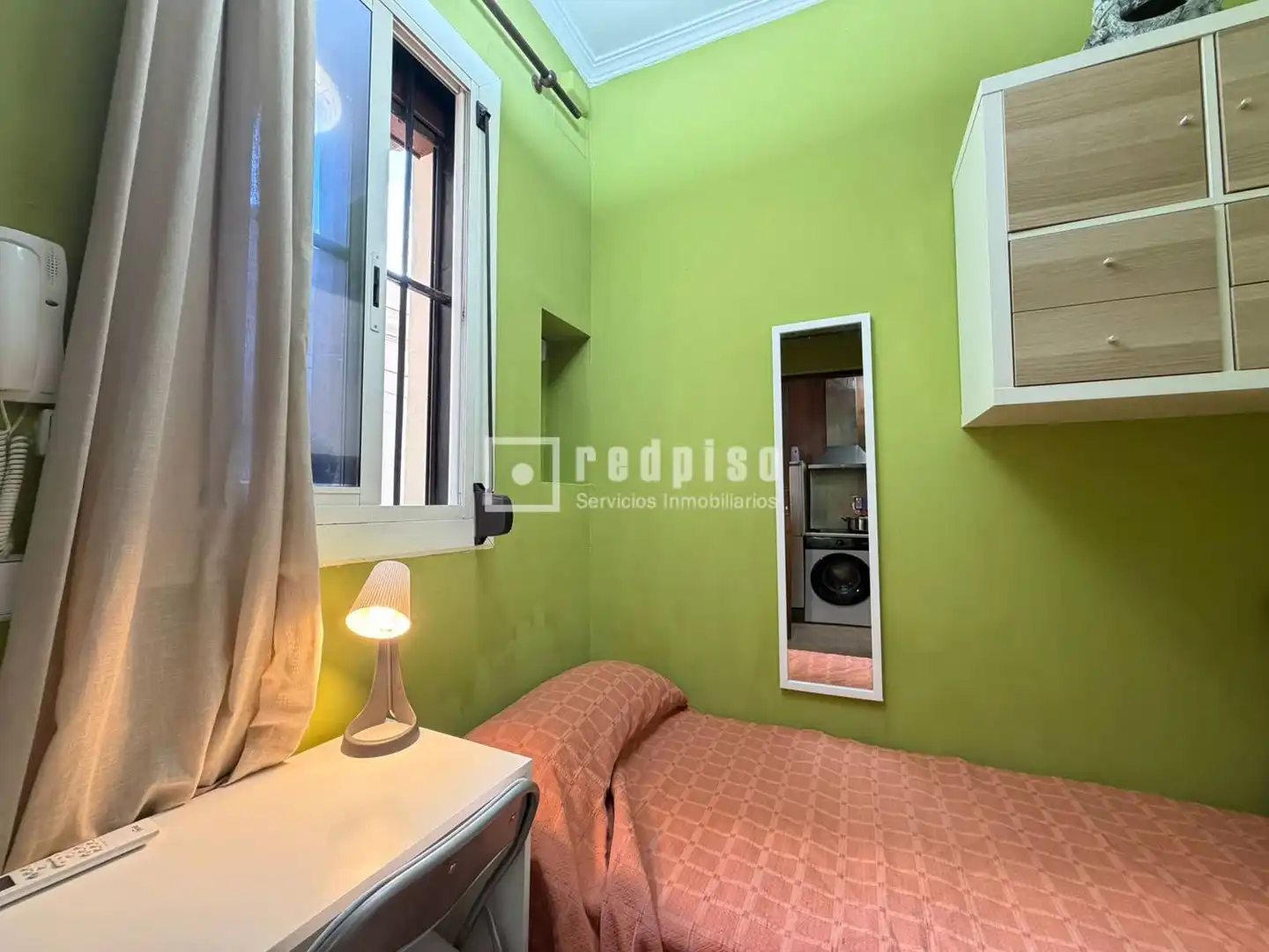 Schlafzimmer von Wohnung zur Miete in Madrid mit Klimaanlage, Heizung und Terrasse