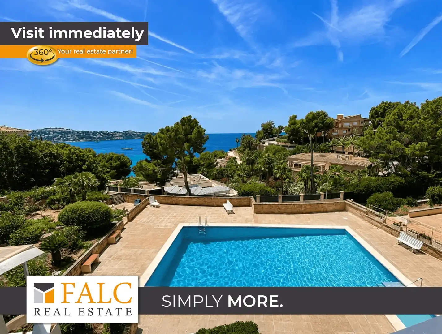 Piscina de Apartament en venda en Calvià amb Aire condicionat, Piscina i Balcó