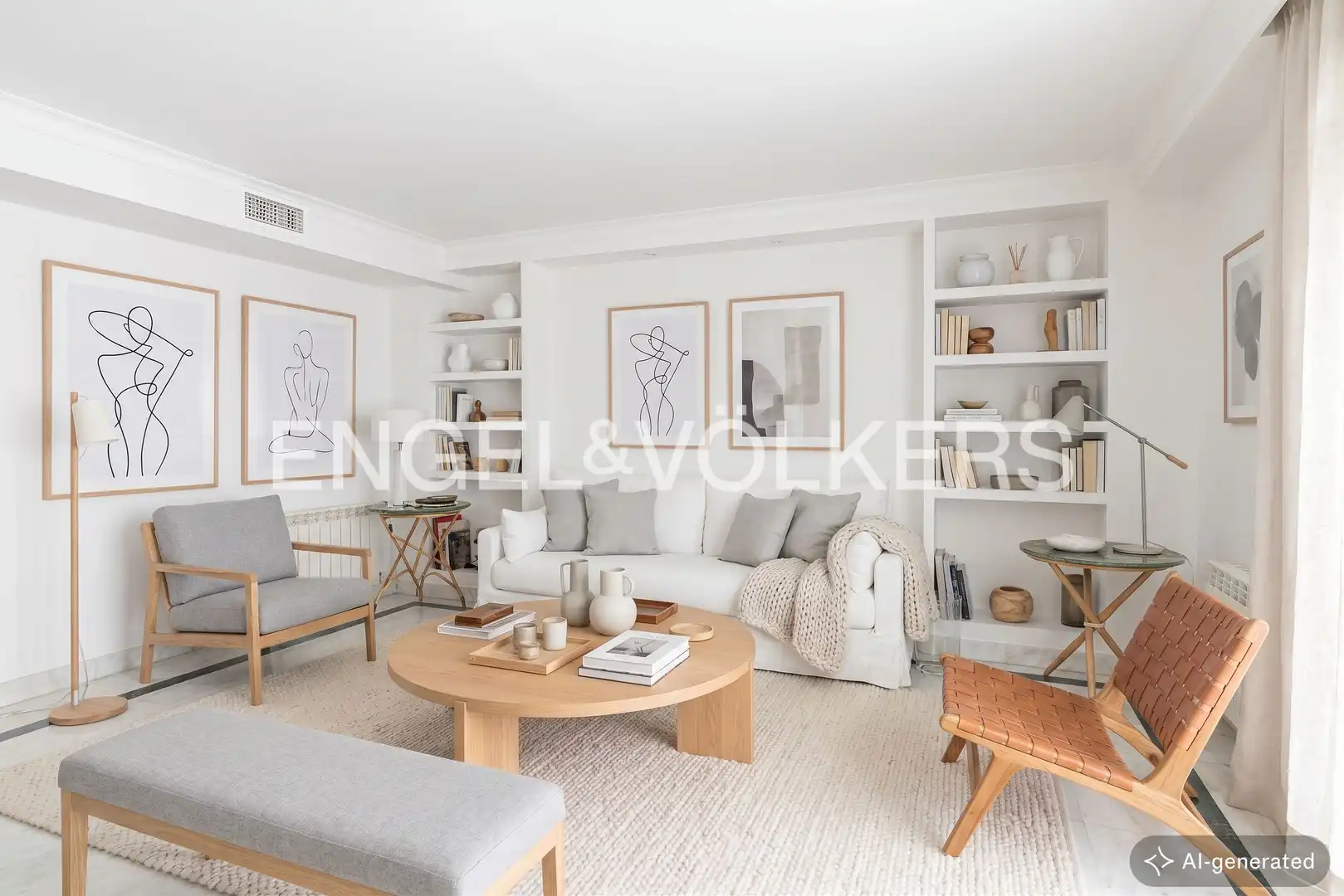 Sala de estar de Casa adosada en venta en Madrid con Aire acondicionado, Calefacción y Terraza