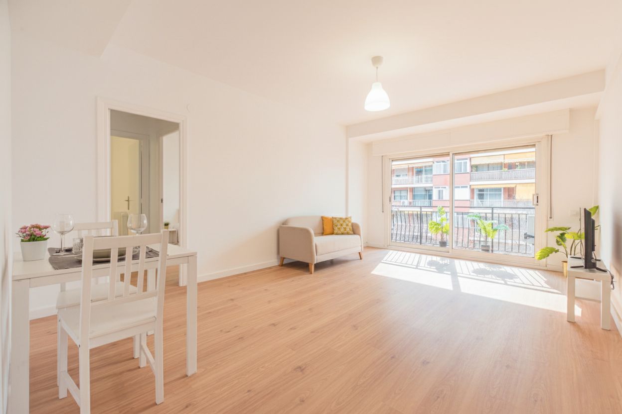 Sala d'estar de Pis en venda en  Barcelona Capital amb Aire condicionat, Calefacció i Forn