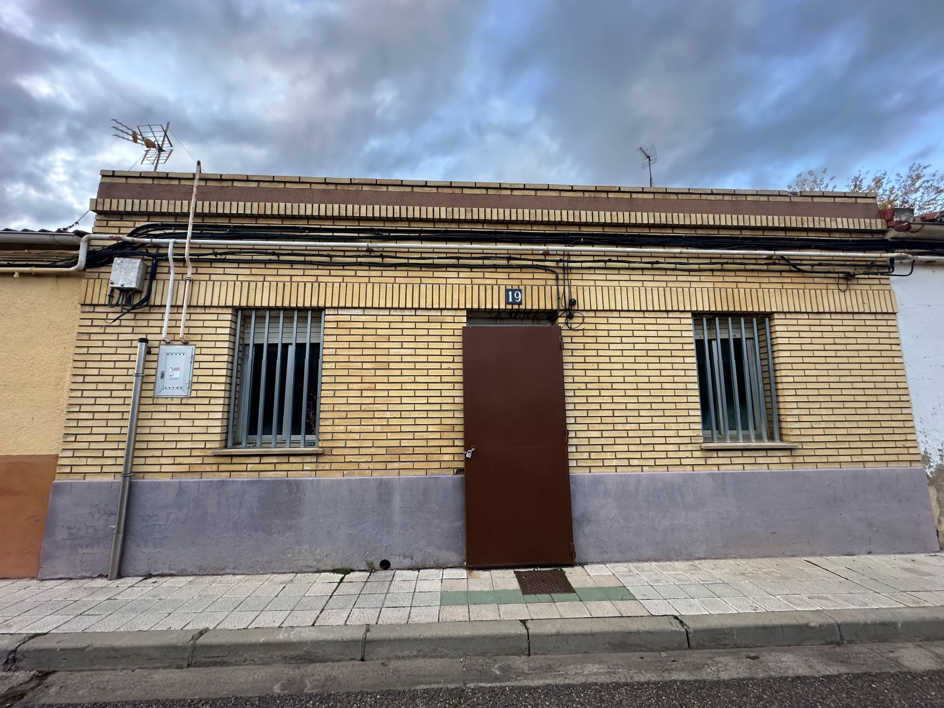 Exterior view of Single-family semi-detached for sale in Palencia Capital