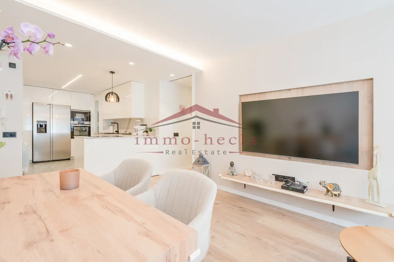 Wohnzimmer von Wohnung zum Verkauf in Santa Margarida de Montbui mit Heizung und Balkon