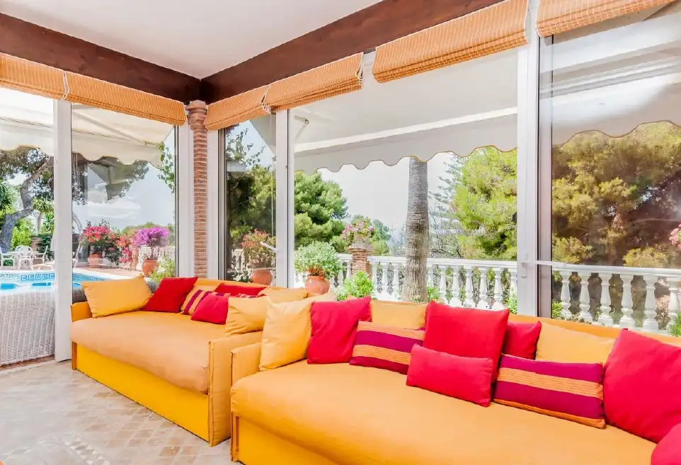 Terraza de Casa o chalet en venta en Vélez-Málaga con Aire acondicionado, Jardín privado y Terraza