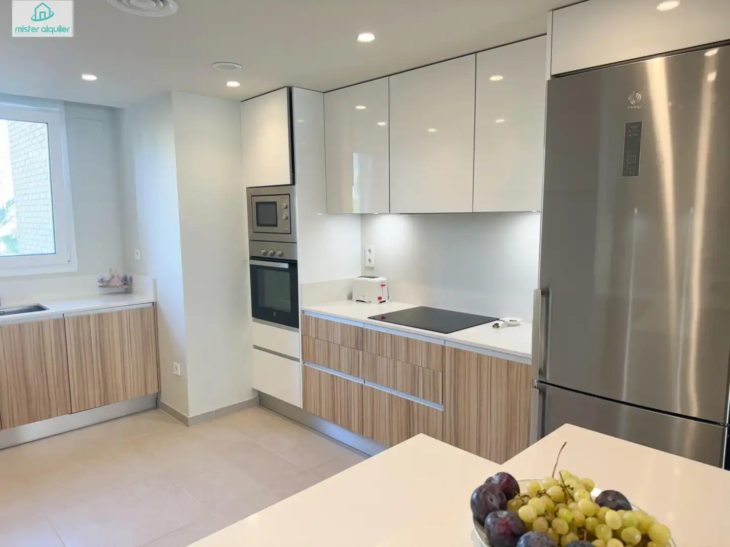 Kitchen of Apartments for rent in El Campello  with Air Conditioner, Private garden and Terrace