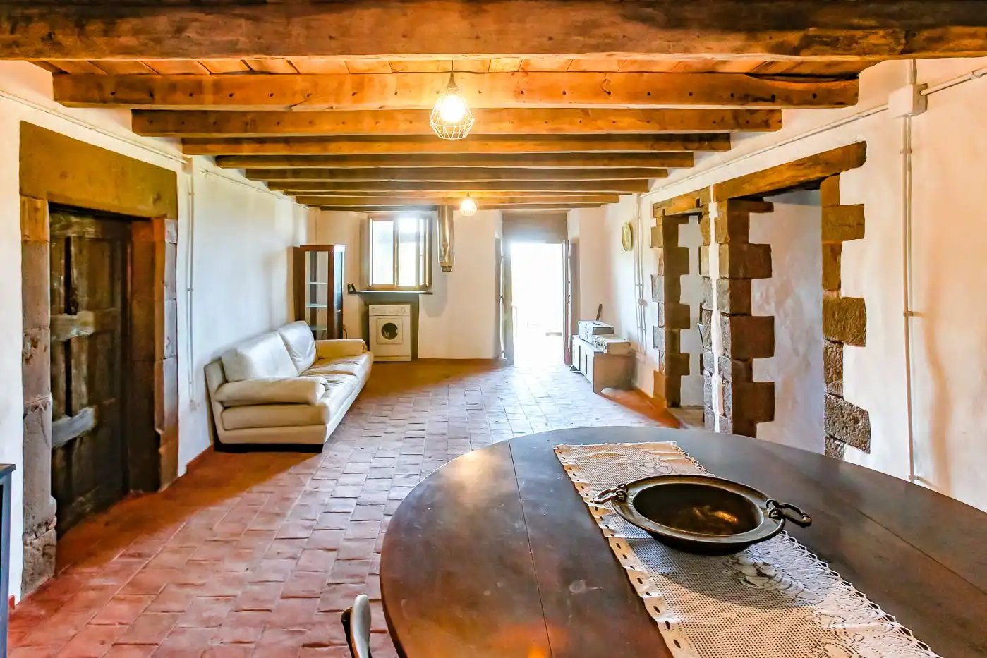 Sala de estar de Finca rústica en venta en L'Esquirol