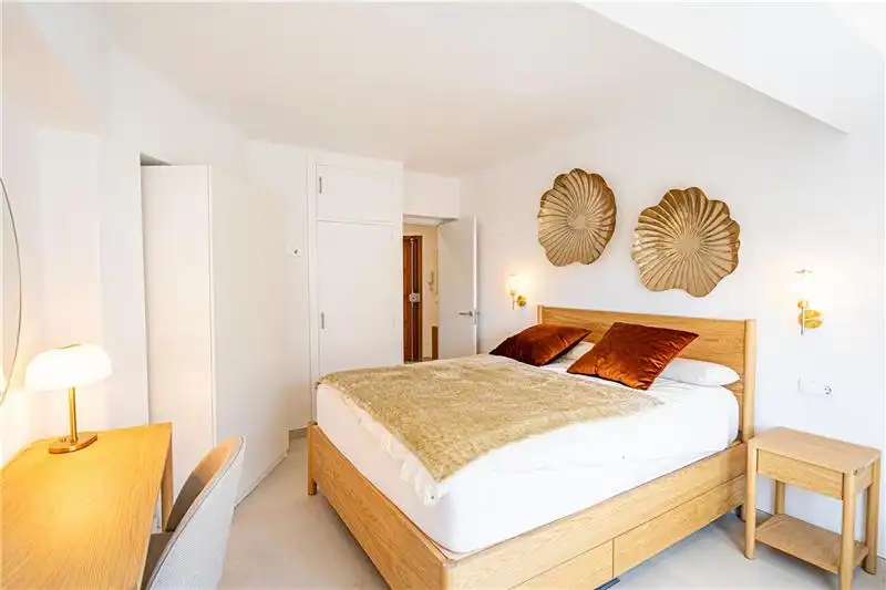 Bedroom of Flat for rent in  Palma de Mallorca  with Air Conditioner, Furnished and Balcony