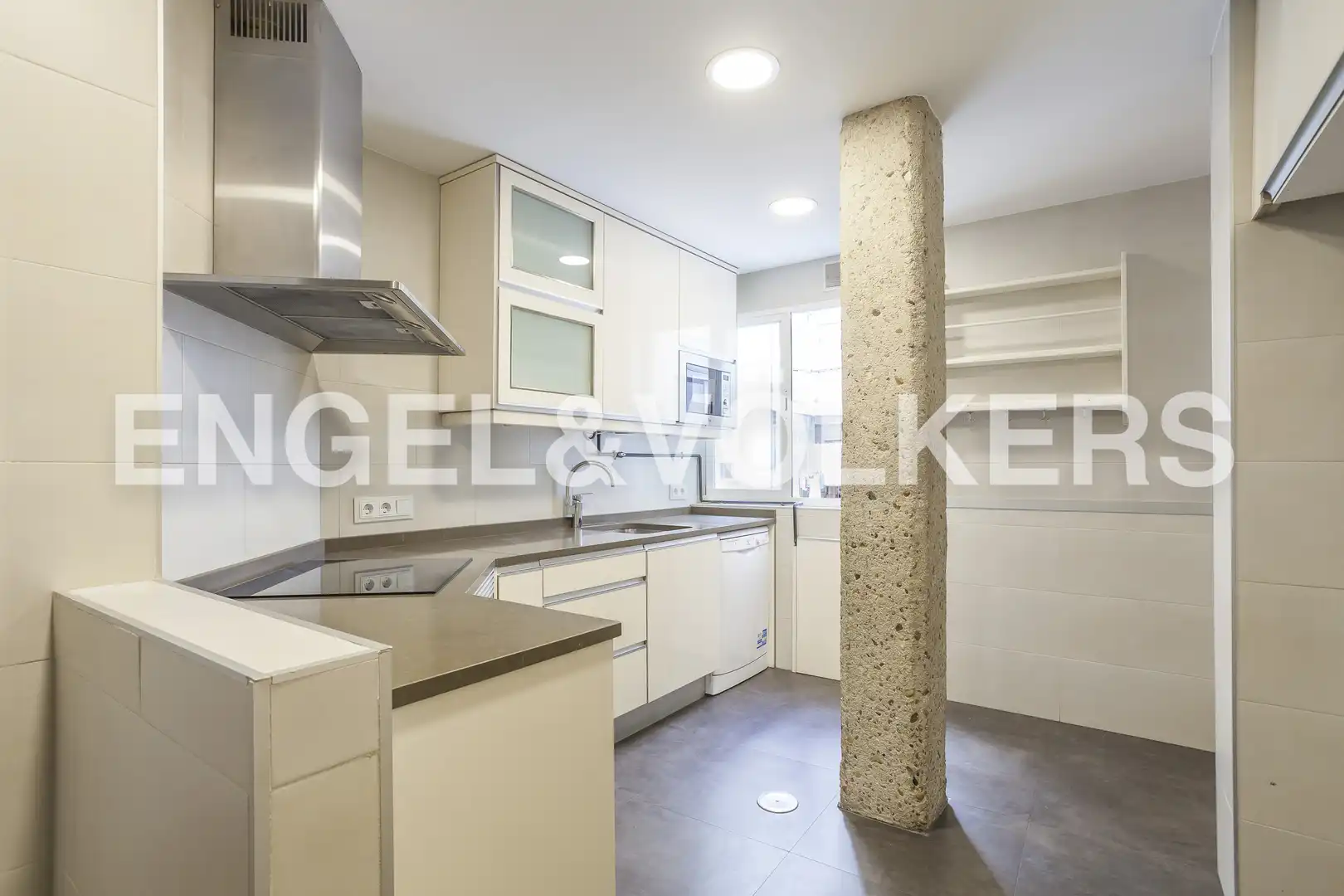 Cocina de Piso de alquiler en Madrid con Aire acondicionado, Calefacción y Parquet