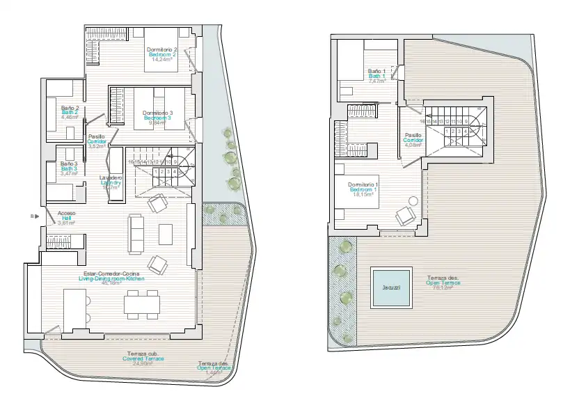 Penthouse mit Terrasse zum Verkauf in Paseo del Emperador Nerón 6, imagen 42
