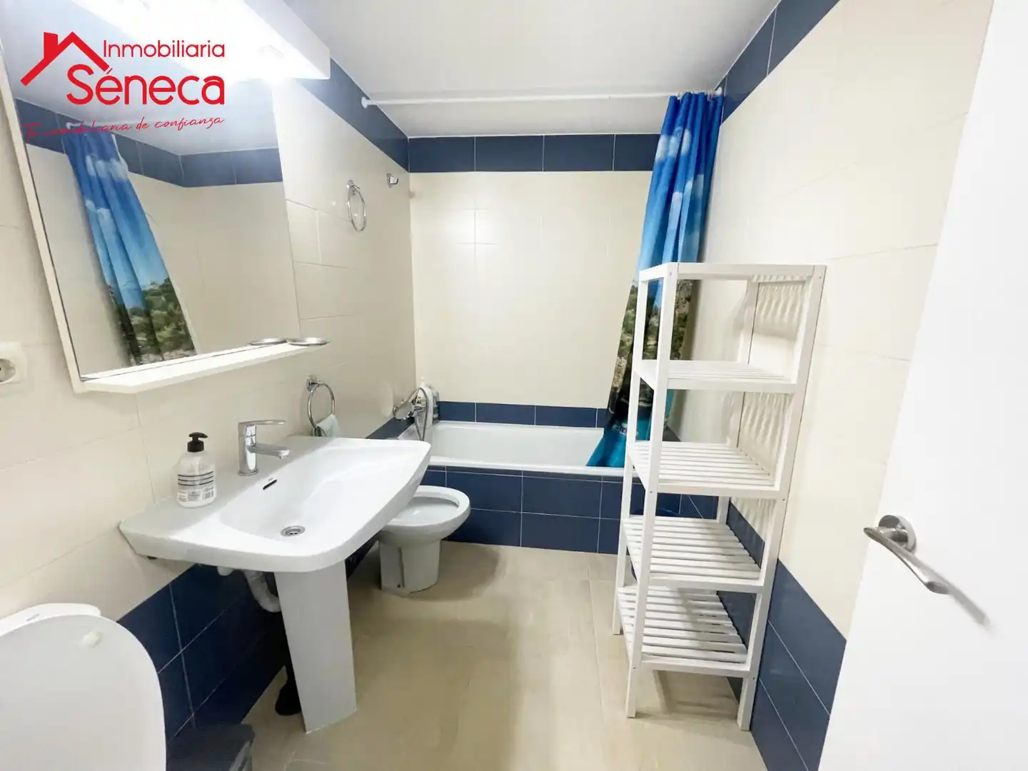 Baño de Piso de alquiler en Córdoba con Aire acondicionado, Terraza y Amueblado