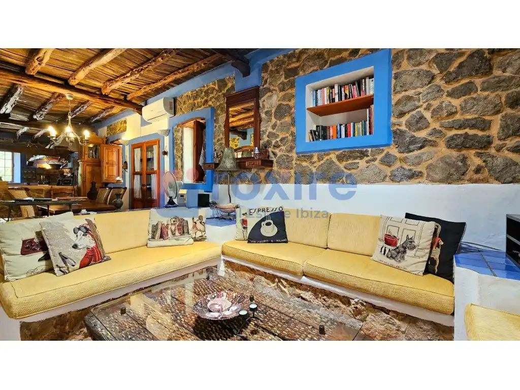 Sala d'estar de Casa o xalet de lloguer en Sant Joan de Labritja amb Aire condicionat, Calefacció i Jardí privat