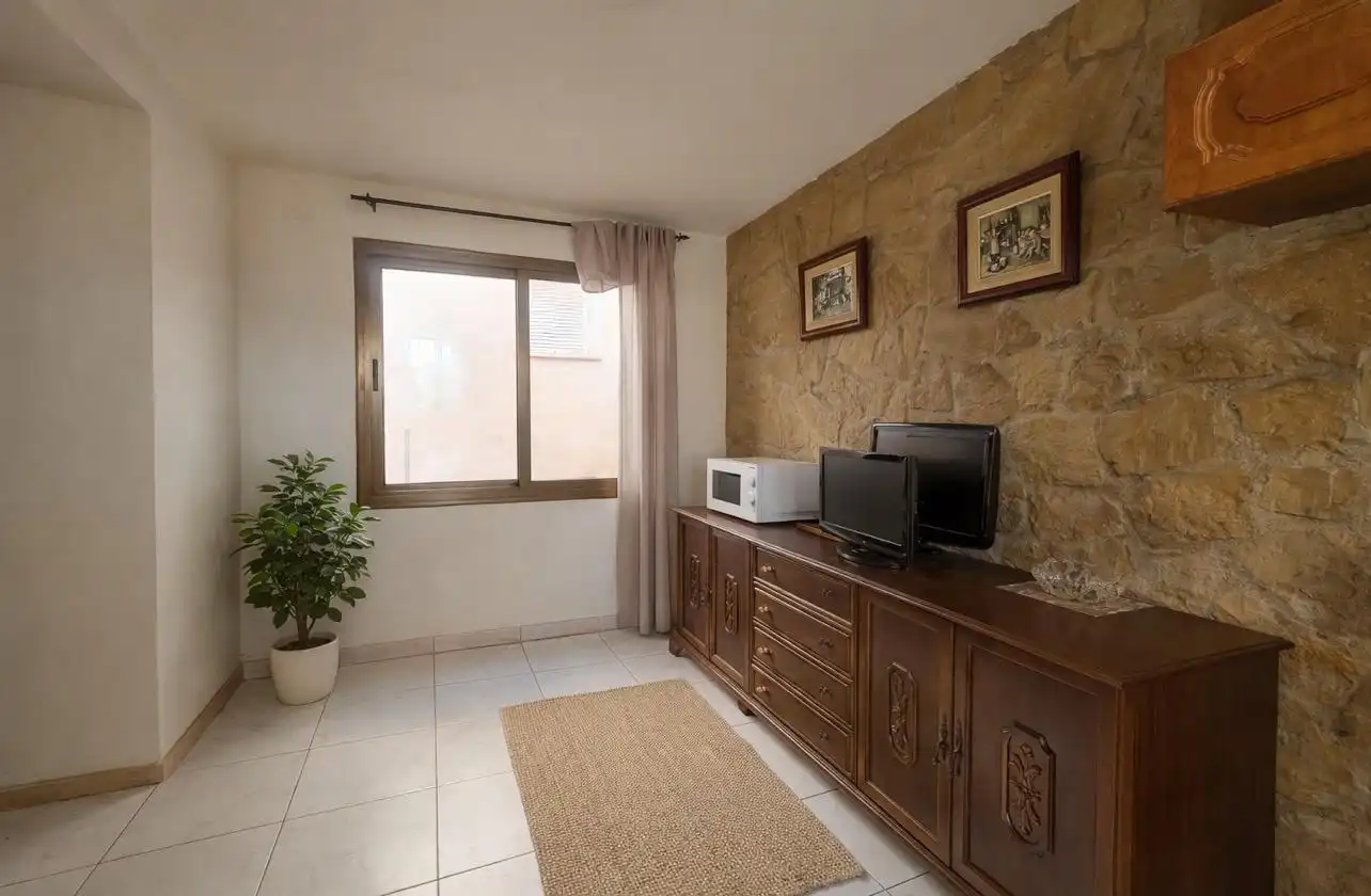 Sala de estar de Casa o chalet en venta en Tivissa con Parquet, Amueblado y Balcón