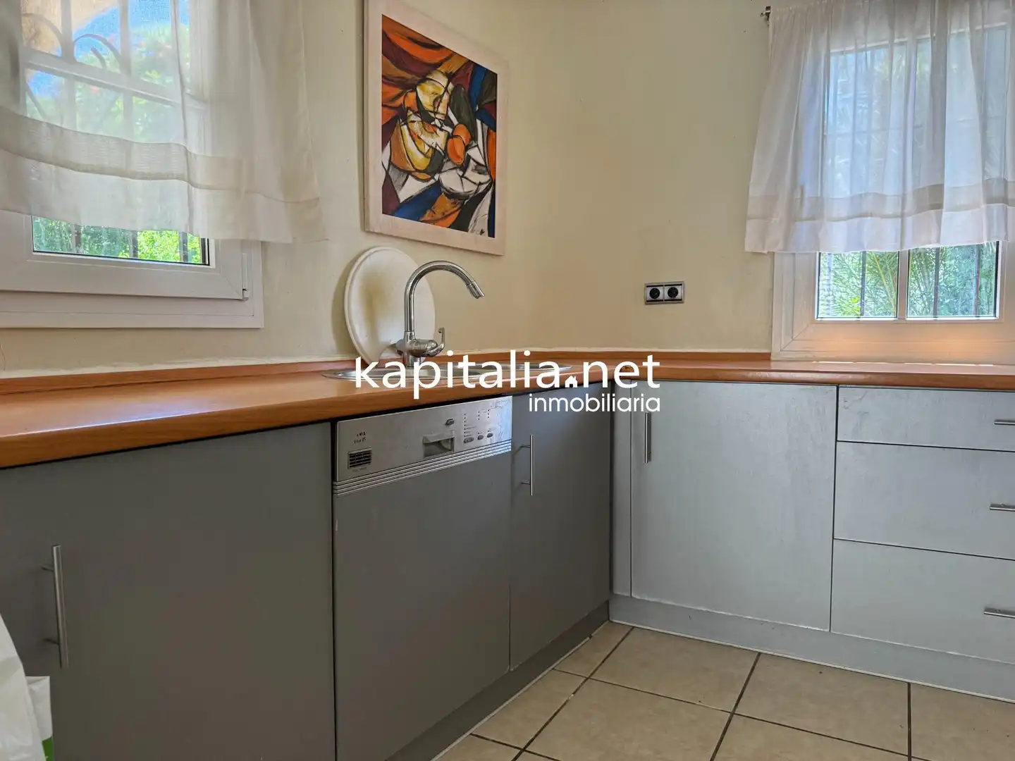 Cuina de Casa o xalet en venda en Xàtiva amb Calefacció, Jardí privat i Terrassa