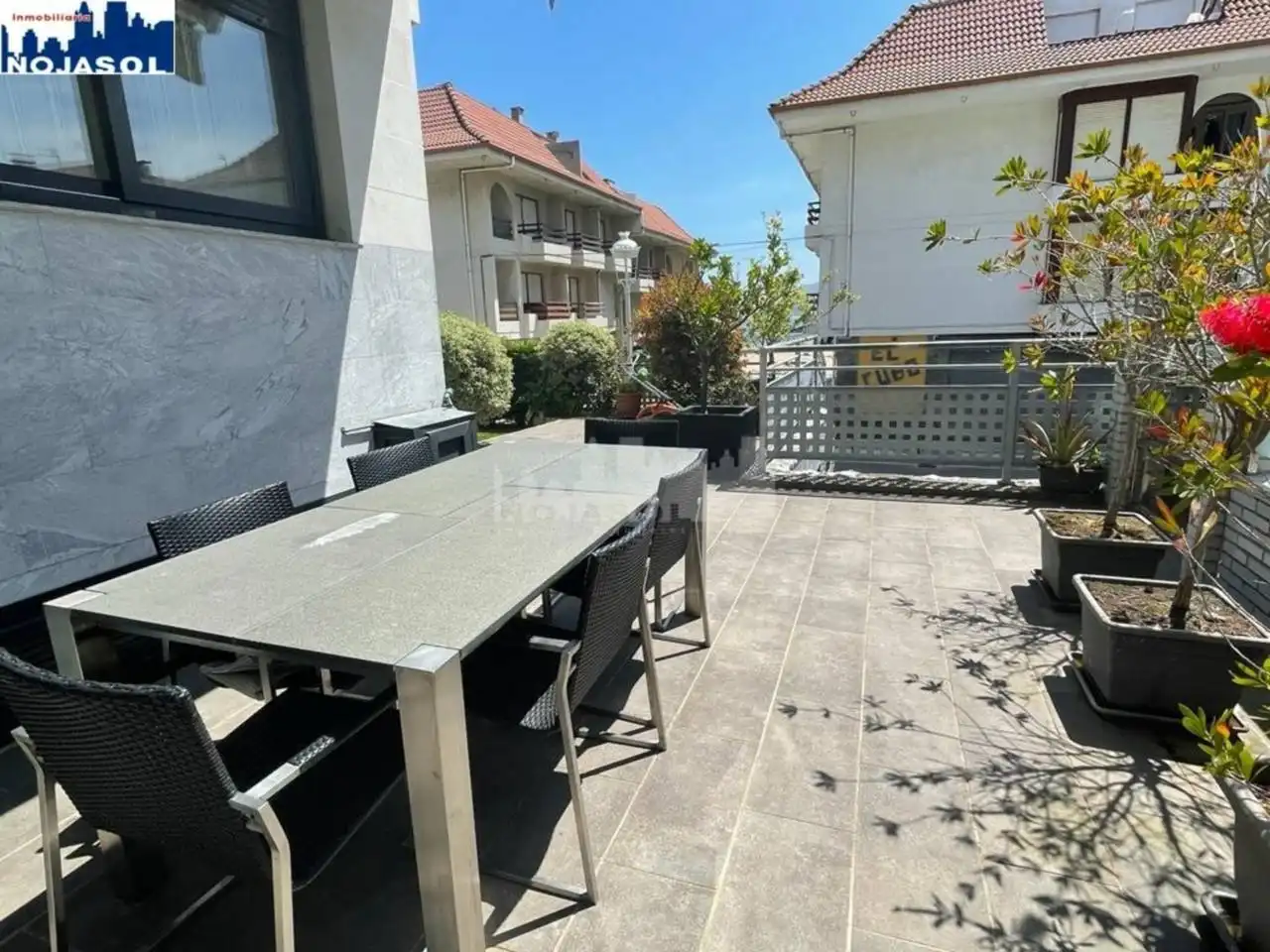 Terrasse von Wohnung zur Miete in Noja mit Heizung, Privatgarten und Terrasse