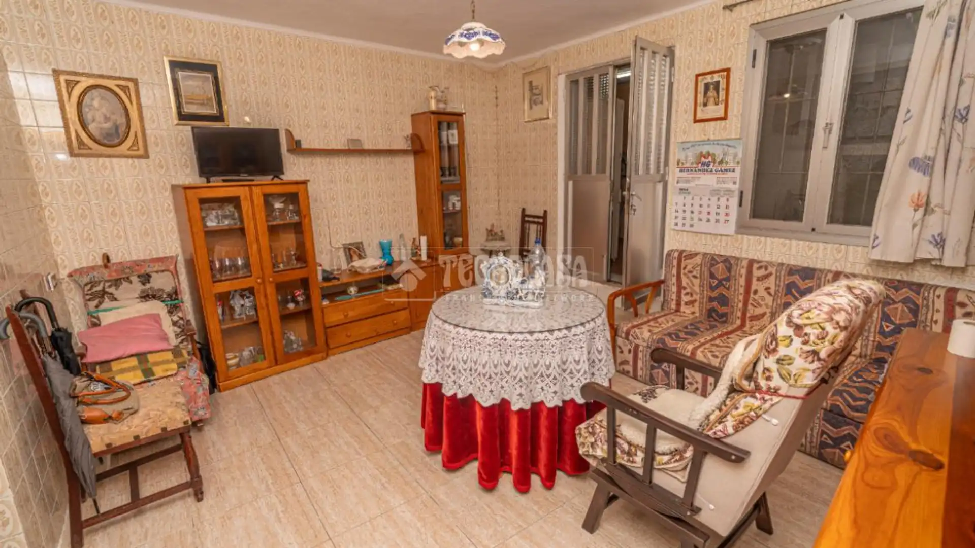 Sala de estar de Casa adosada en venta en Linares con Aire acondicionado, Trastero y Balcón