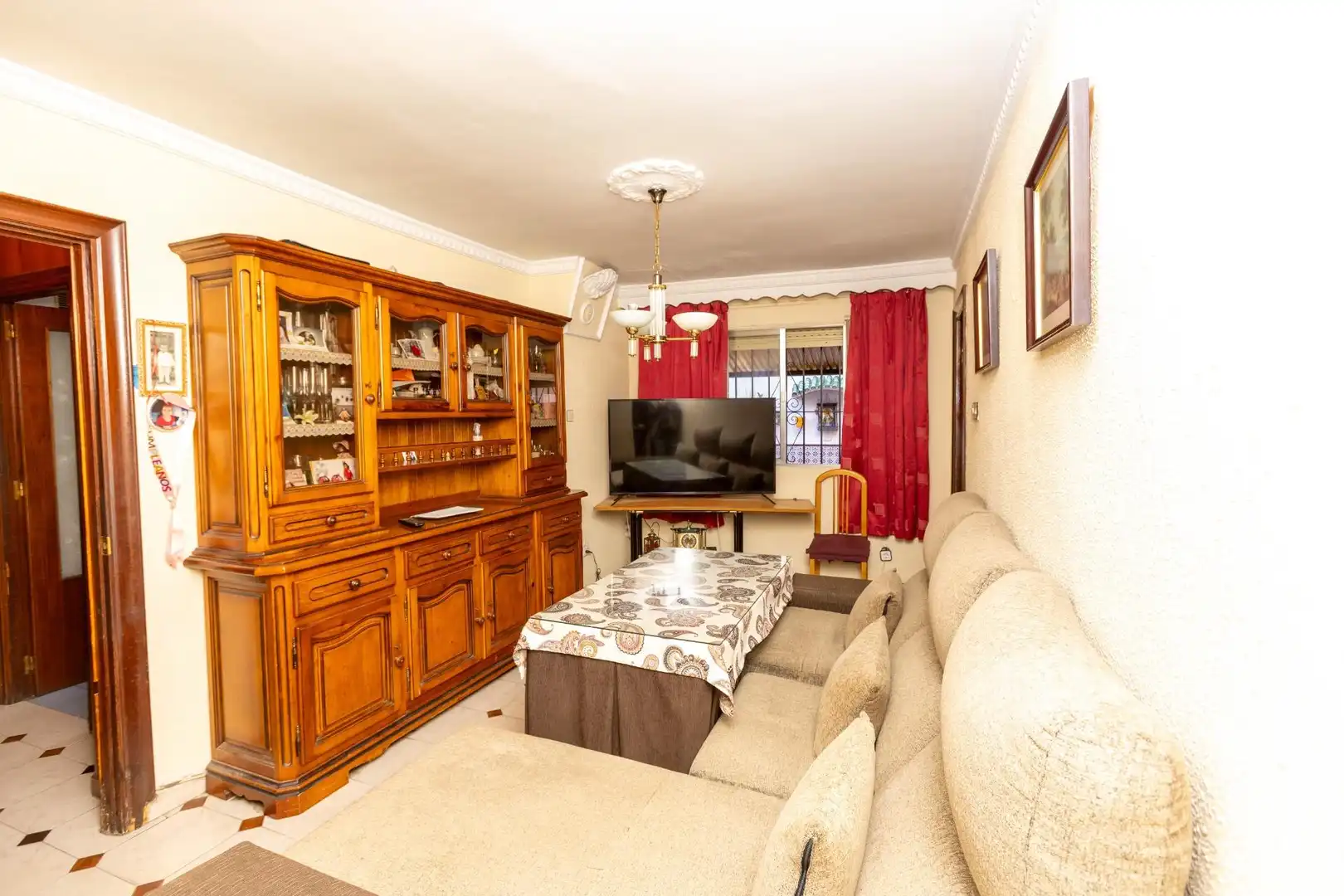Living room of Flat for sale in Málaga  with Terrace, Storage room and Balcony