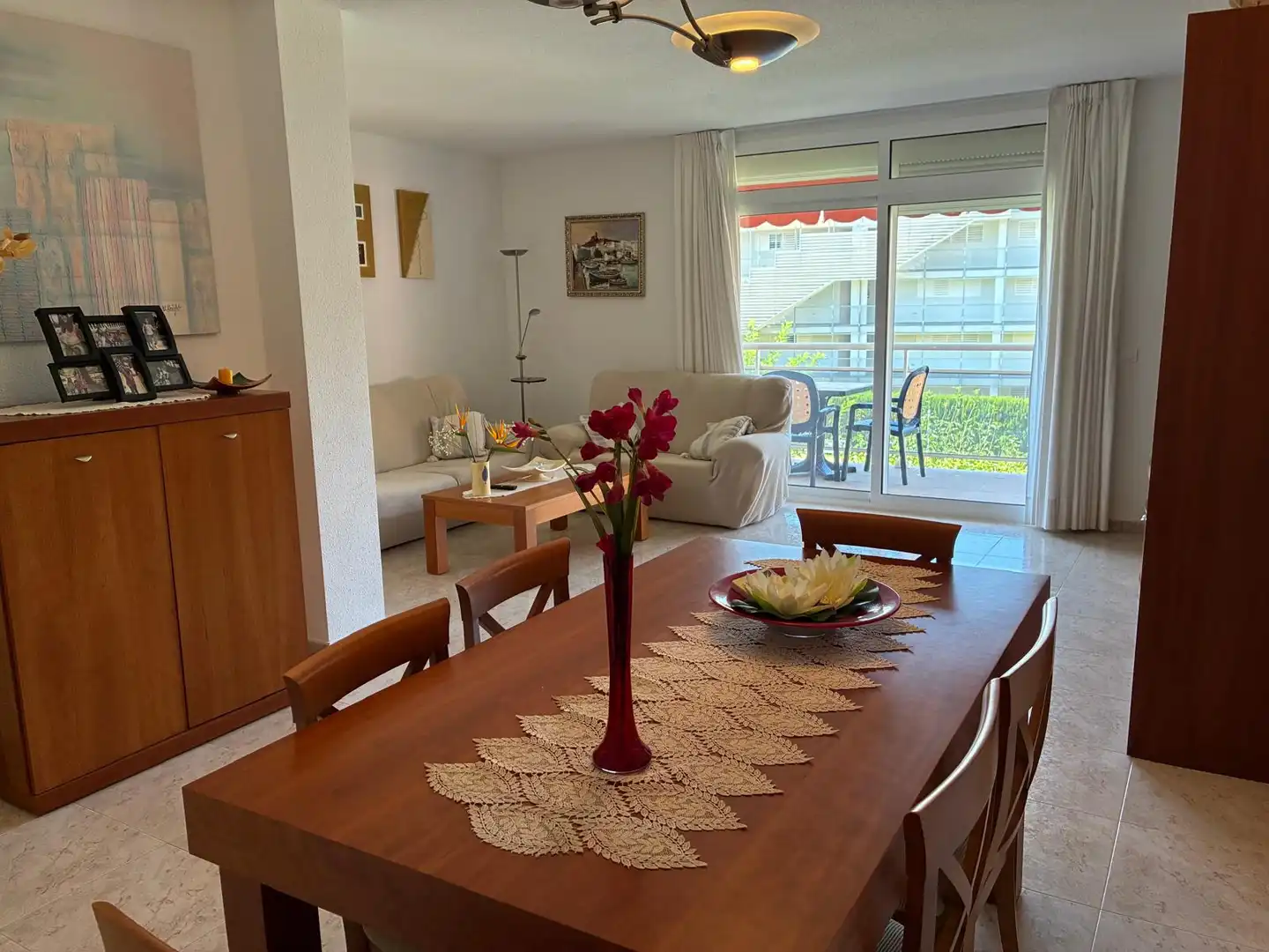 Menjador de Apartament en venda en Calonge i Sant Antoni amb Aire condicionat, Calefacció i Terrassa